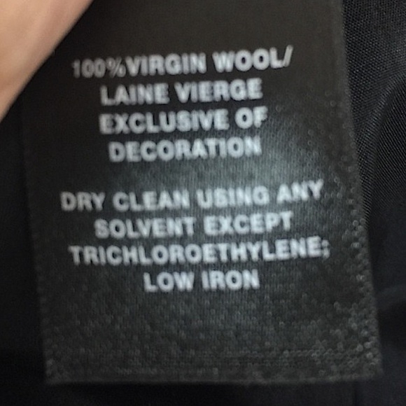 LAFAYETTE 148 New York Black Wool Trumpet Skirt Size 4 - Picture 8 of 8